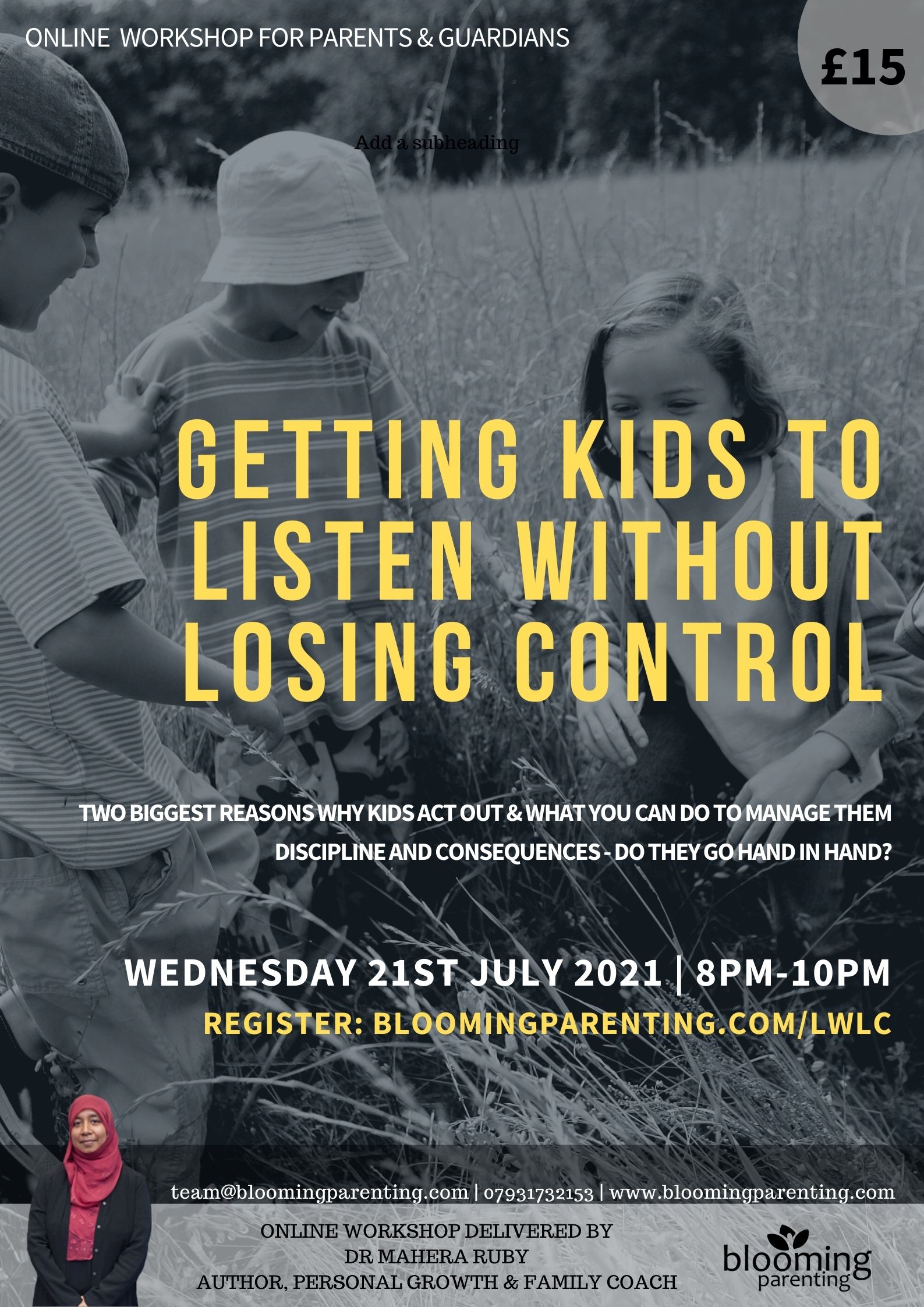 GETTING KIDS TO LISTEN WITHOUT LOSING CONTROL