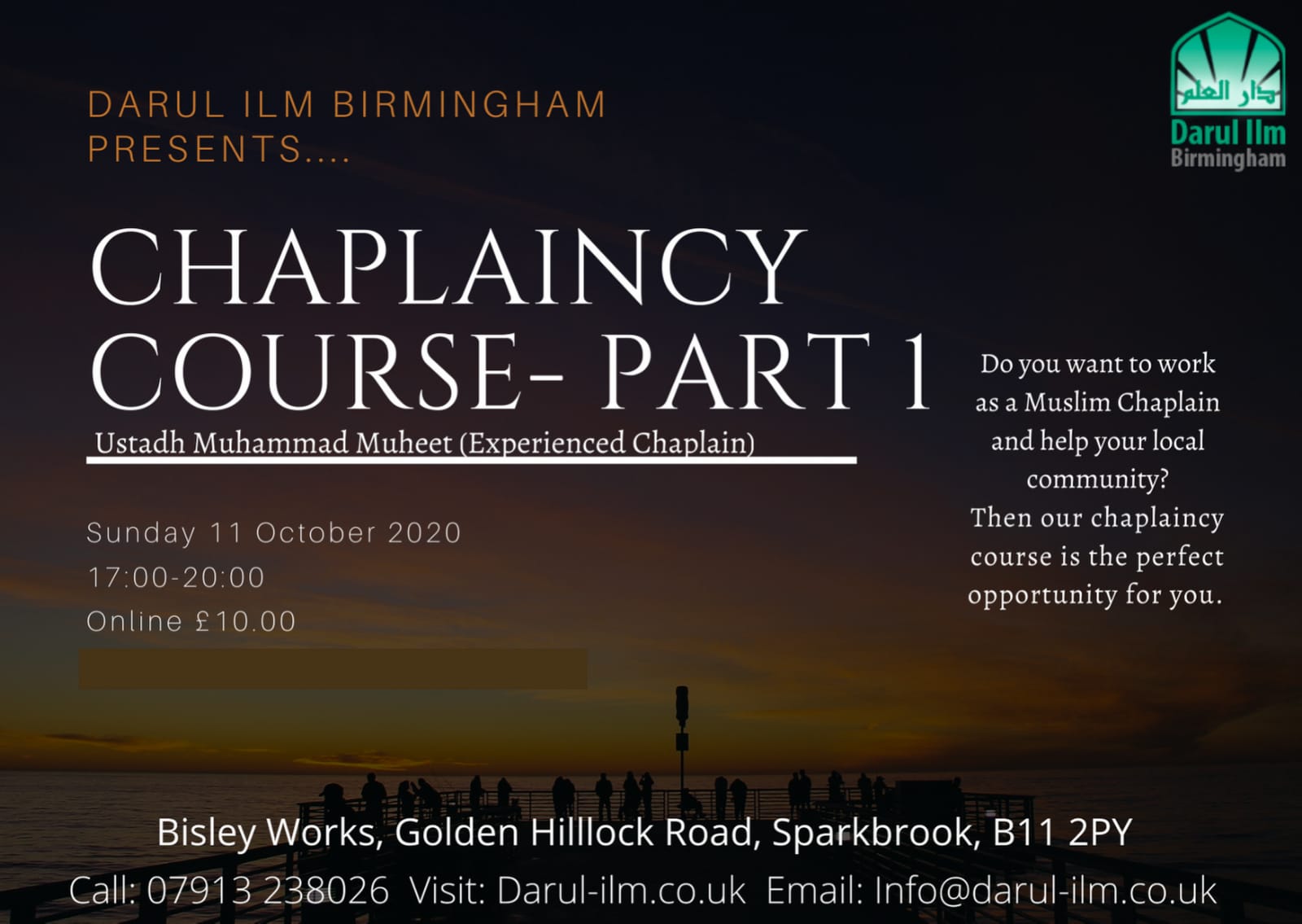 Chaplaincy Course - Part 1