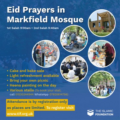 Eid Prayers in Markfield Mosque