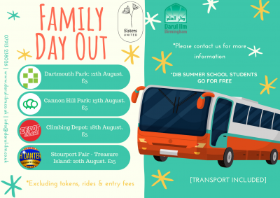 DIB Summer Outings -  08/2020