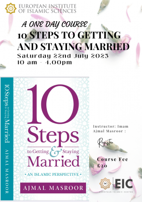10 Steps to Getting and Staying Married - One Day course