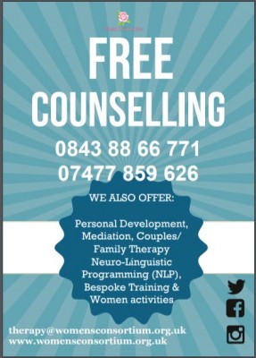 Free Counselling, Therapy, Mediation, Personal Development, NLP, Training