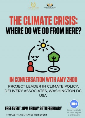 The Climate Crisis: Where do we go from here?