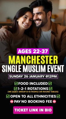 Muslim Marriage Events Manchester - Ages 22-37
