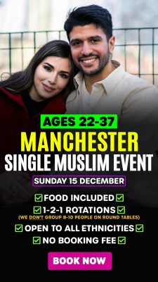 Muslim Marriage Events Manchester for Ages 22-37 - Single Muslims Event