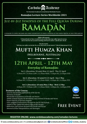 A Juz-by-Juz Synopsis of the Full Qur'an during Ramadan