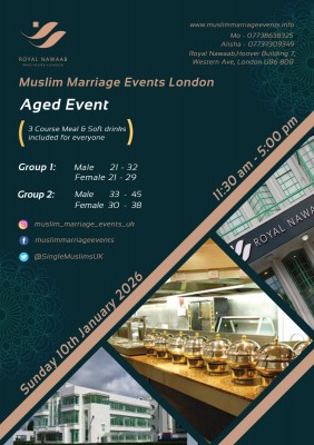 Muslim Marriage Events - London - 2 Age Groups
