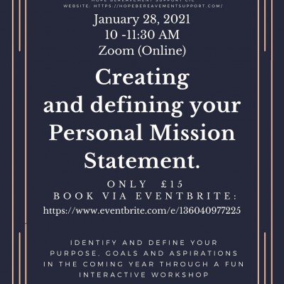 Creating and defining your mission statement