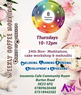 Weekly coffee mornings 