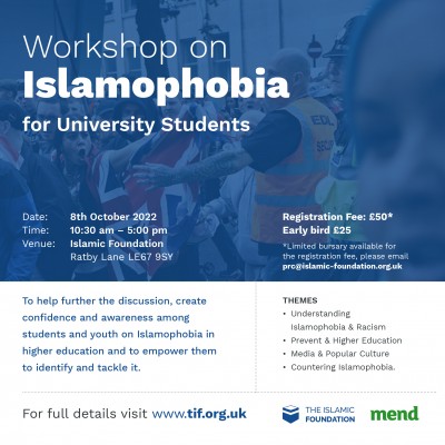 Workshop on Islamophobia for University Students