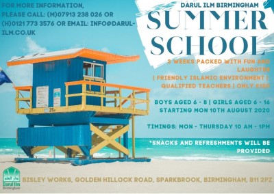 Darul Ilm Birmingham Summer School
