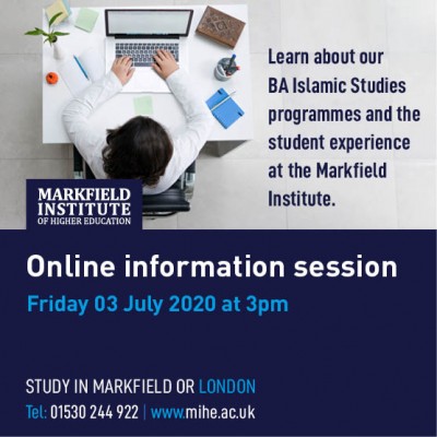 Markfield Institute – Online Information Session