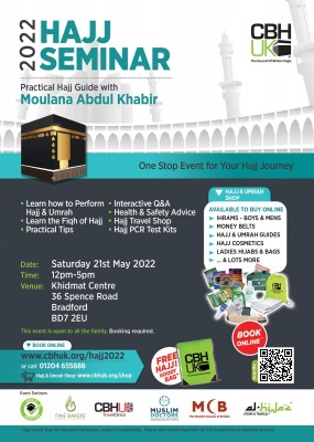 Hajj Seminar 2022 - BRADFORD