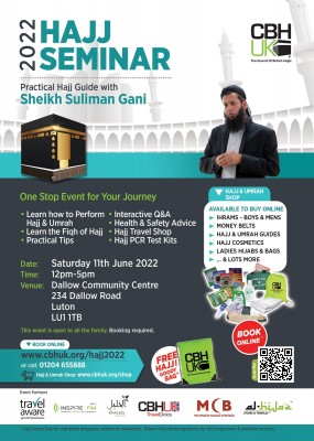 Hajj Seminar 2022 - LUTON