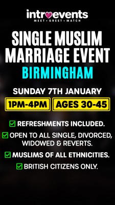 Muslim Marriage Events Birmingham - Ages 30-45
