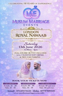 Muslim Marriage Events London - 3 Age Groups