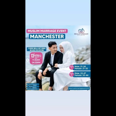 Muslim Marriage Events Manchester - 2 Age Groups