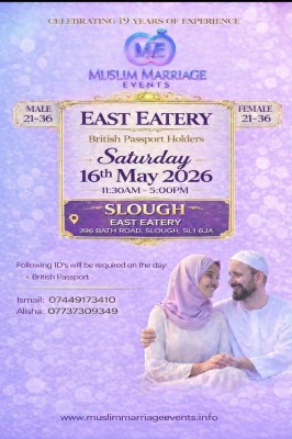 Muslim Marriage Events Slough - 21-36