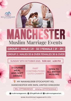 Muslim Marriage Events Manchester - 2 Age Groups