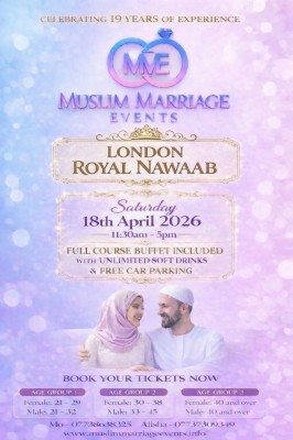 Muslim Marriage Events London - 3 Age Groups