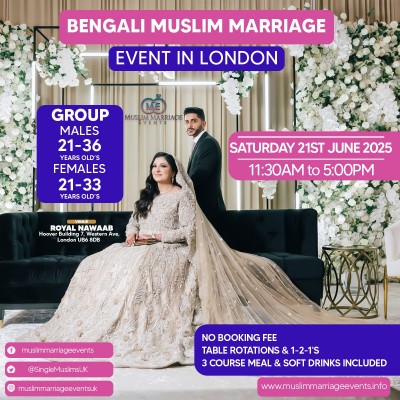 Muslim Marriage Events London - Bengali Event