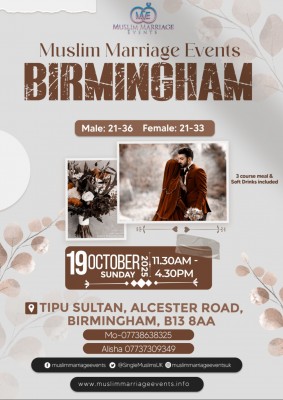 Birmingham-Muslim Marriage Events 