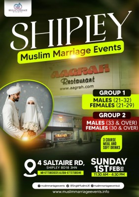 Muslim Marriage Events Shipley - 2 Age Groups