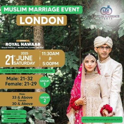 Muslim Marriage Events London - 2 Age Groups