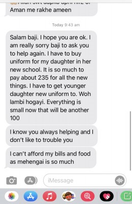 DV UNIFORM COST OF LIVING SUPPORT 