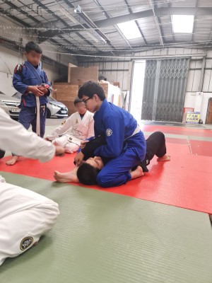 Hadi's first BJJ tournament